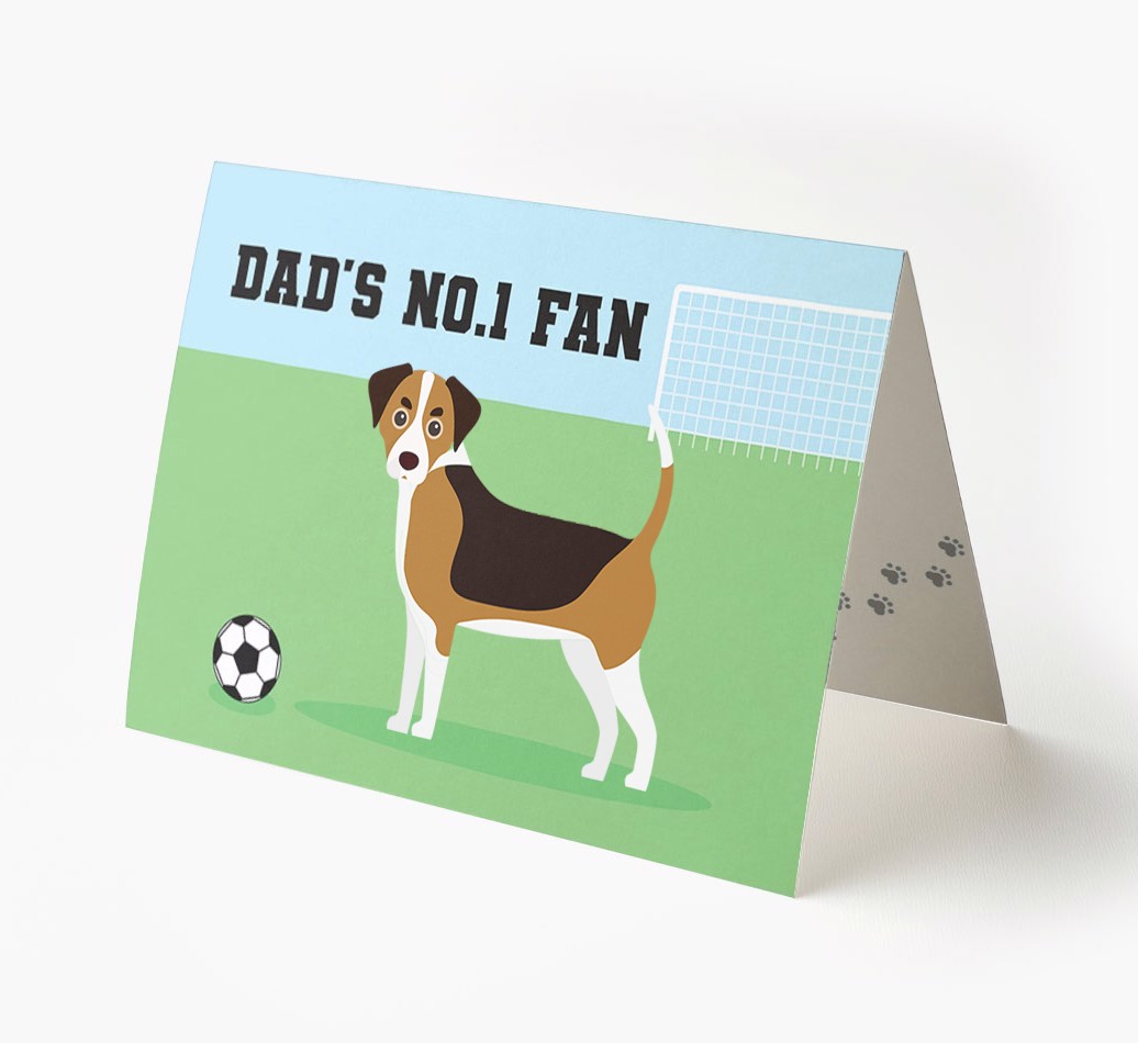 No.1 Fan - Football: Personalised {breedFullName} Card