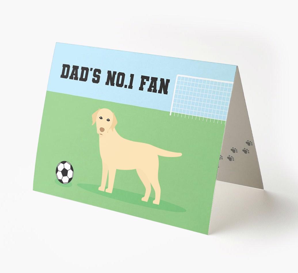 No.1 Fan - Football: Personalised {breedFullName} Card