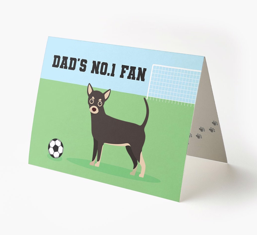 No.1 Fan - Football: Personalised {breedFullName} Card