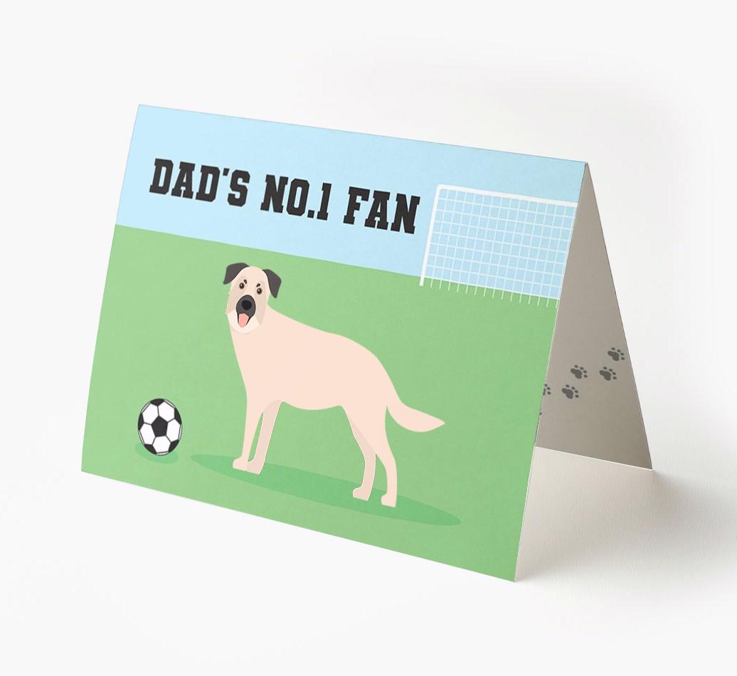 No.1 Fan - Football: Personalised {breedFullName} Card