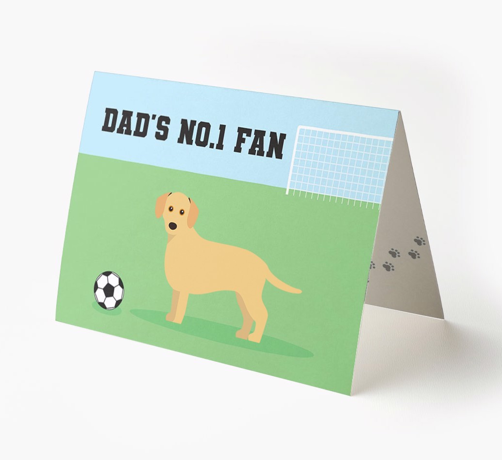 No.1 Fan - Football: Personalised {breedFullName} Card
