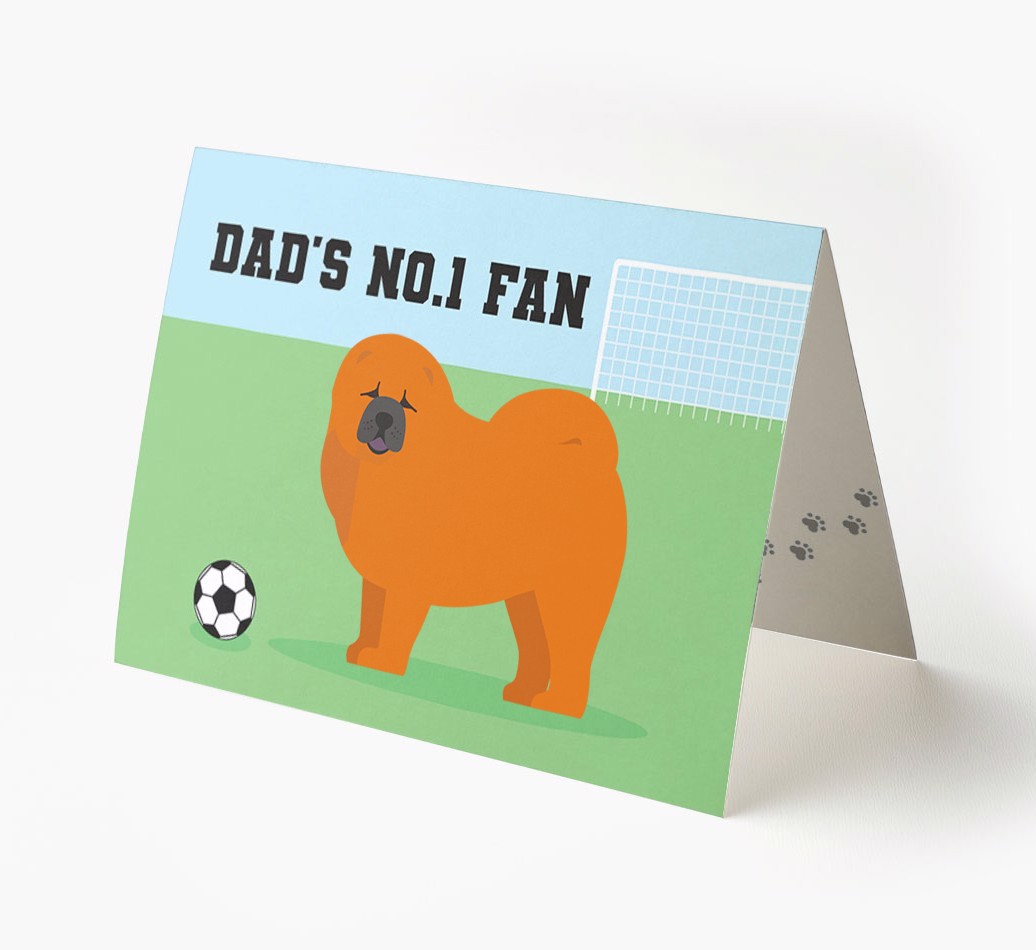 No.1 Fan - Football: Personalised {breedFullName} Card