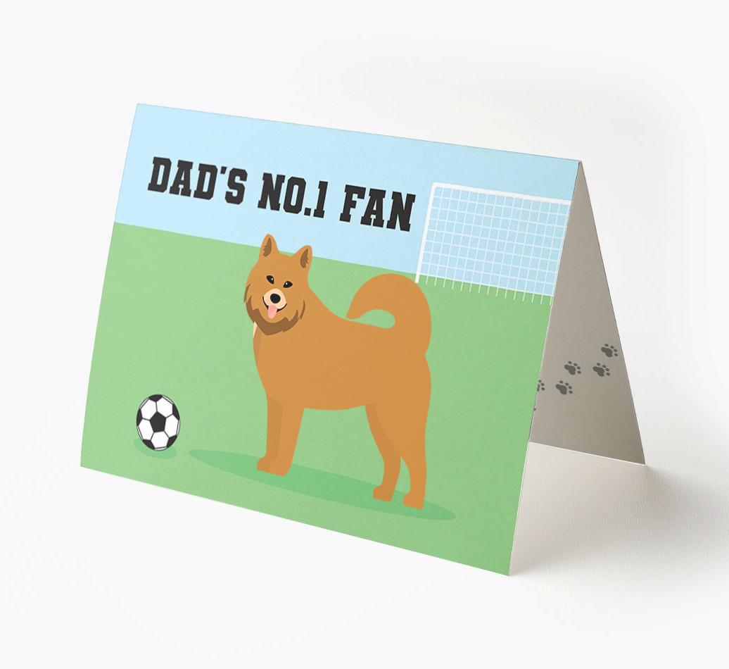 No.1 Fan - Football: Personalised {breedFullName} Card