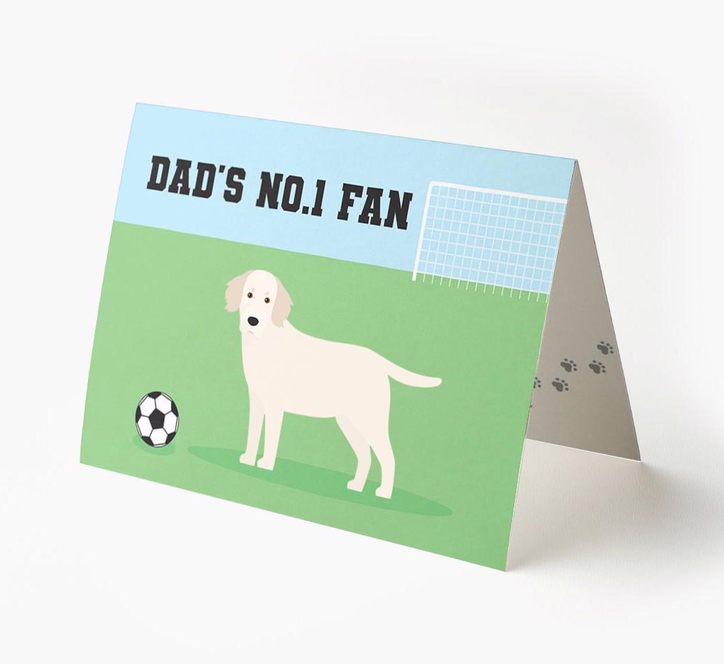 No.1 Fan - Football: Personalised {breedFullName} Card