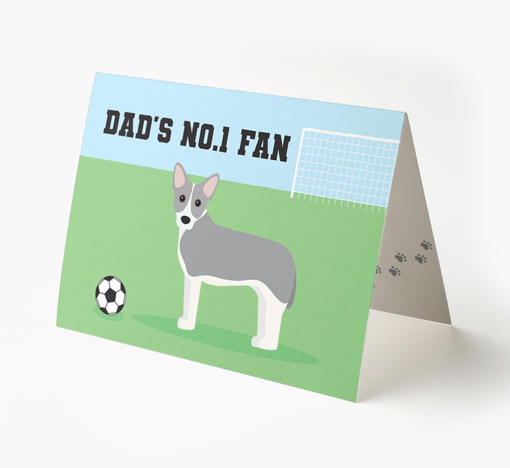 No.1 Fan - Football: Personalised {breedFullName} Card