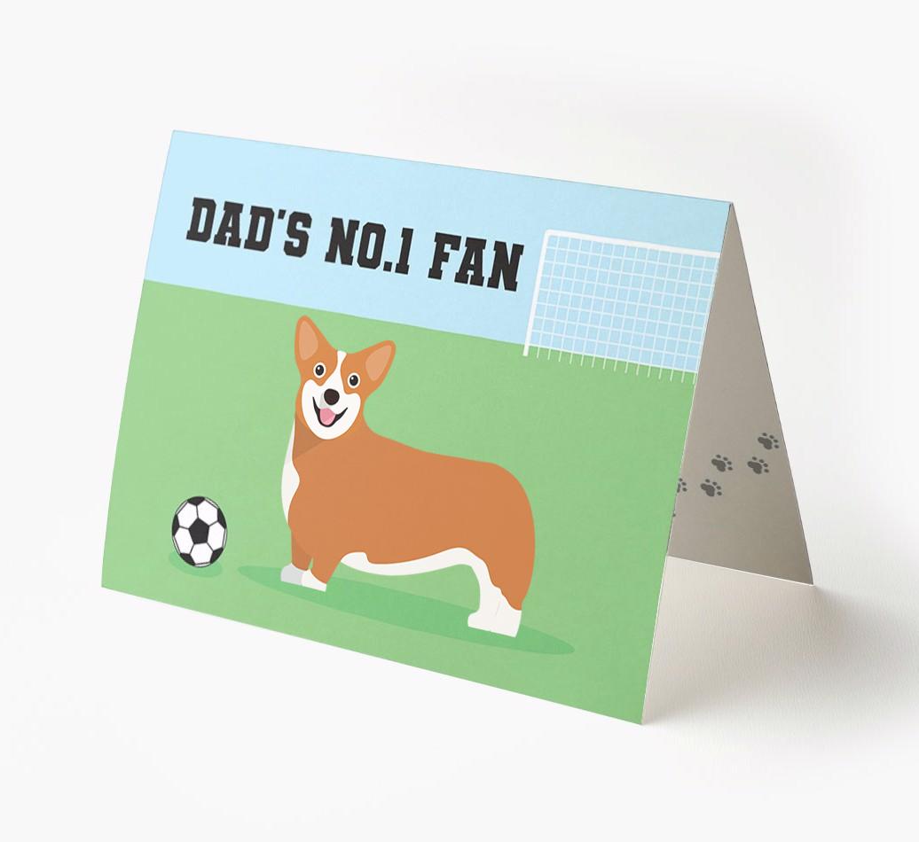 No.1 Fan - Football: Personalised {breedFullName} Card
