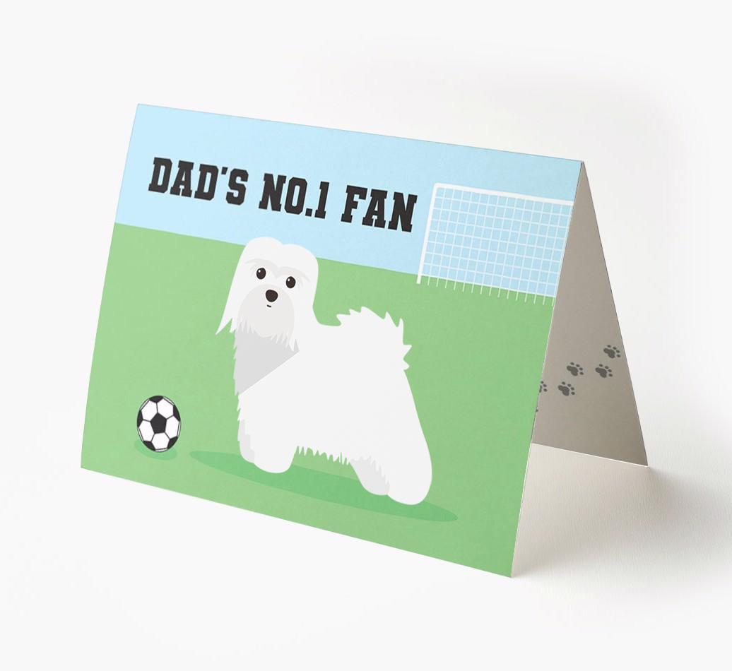 No.1 Fan - Football: Personalised {breedFullName} Card