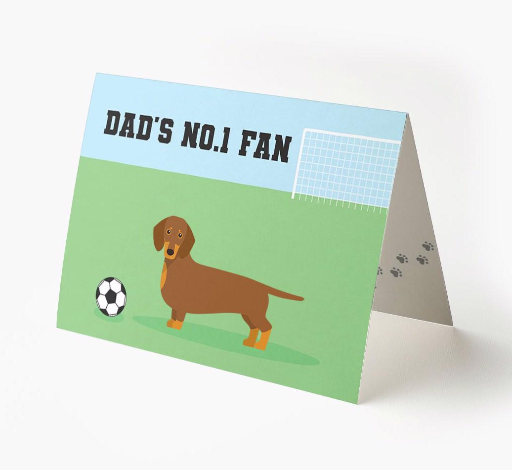 No.1 Fan - Football: Personalised {breedFullName} Card