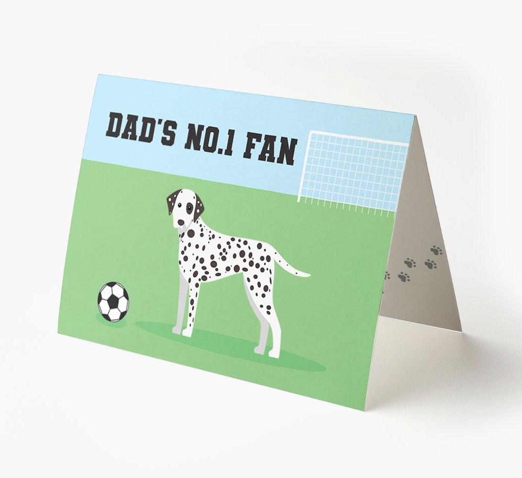 No.1 Fan - Football: Personalised {breedFullName} Card