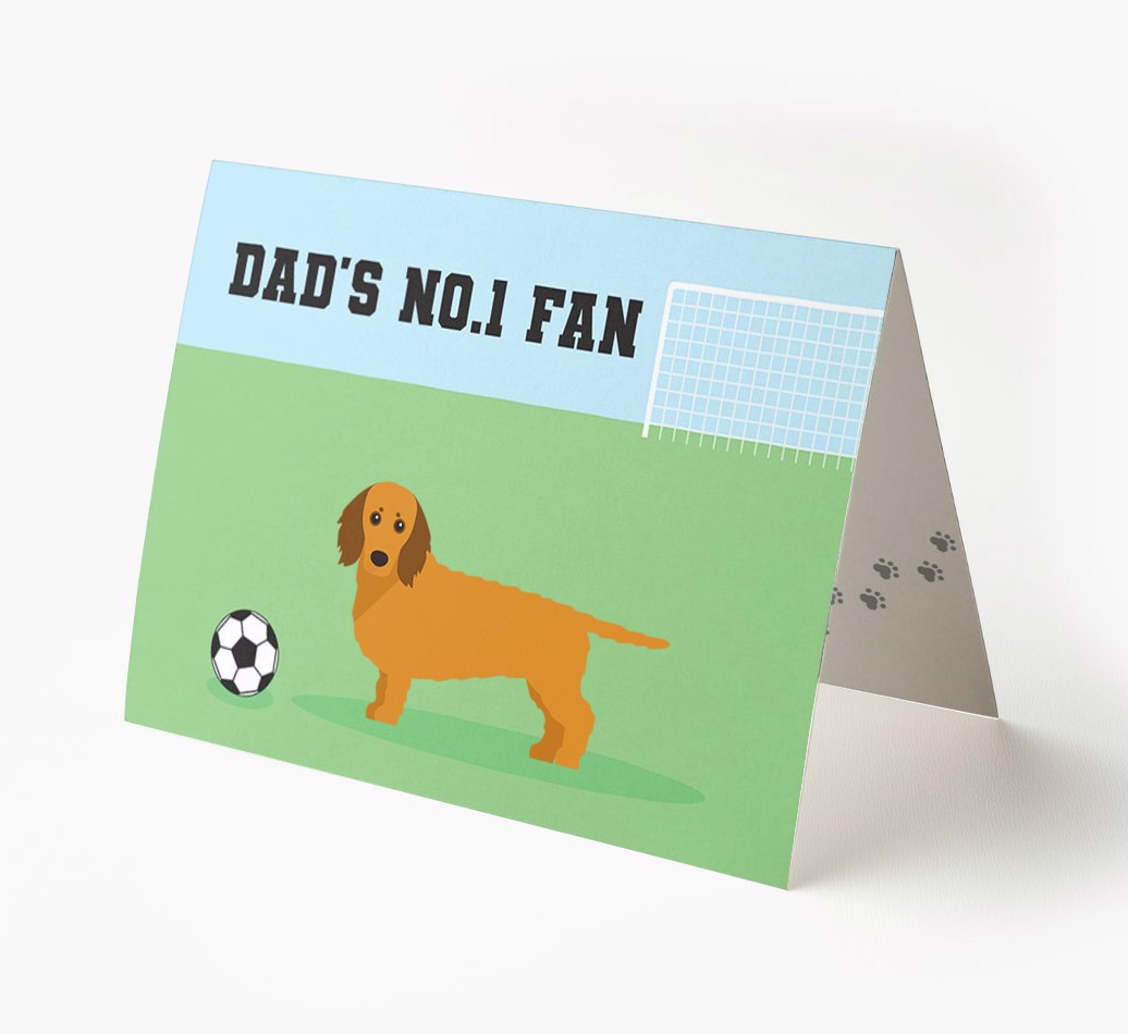 No.1 Fan - Football: Personalised {breedFullName} Card