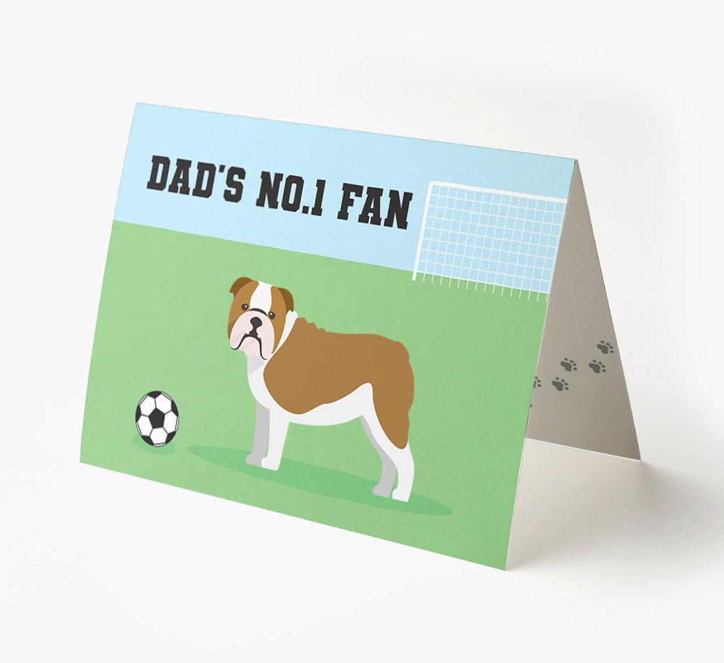 No.1 Fan - Football: Personalised {breedFullName} Card