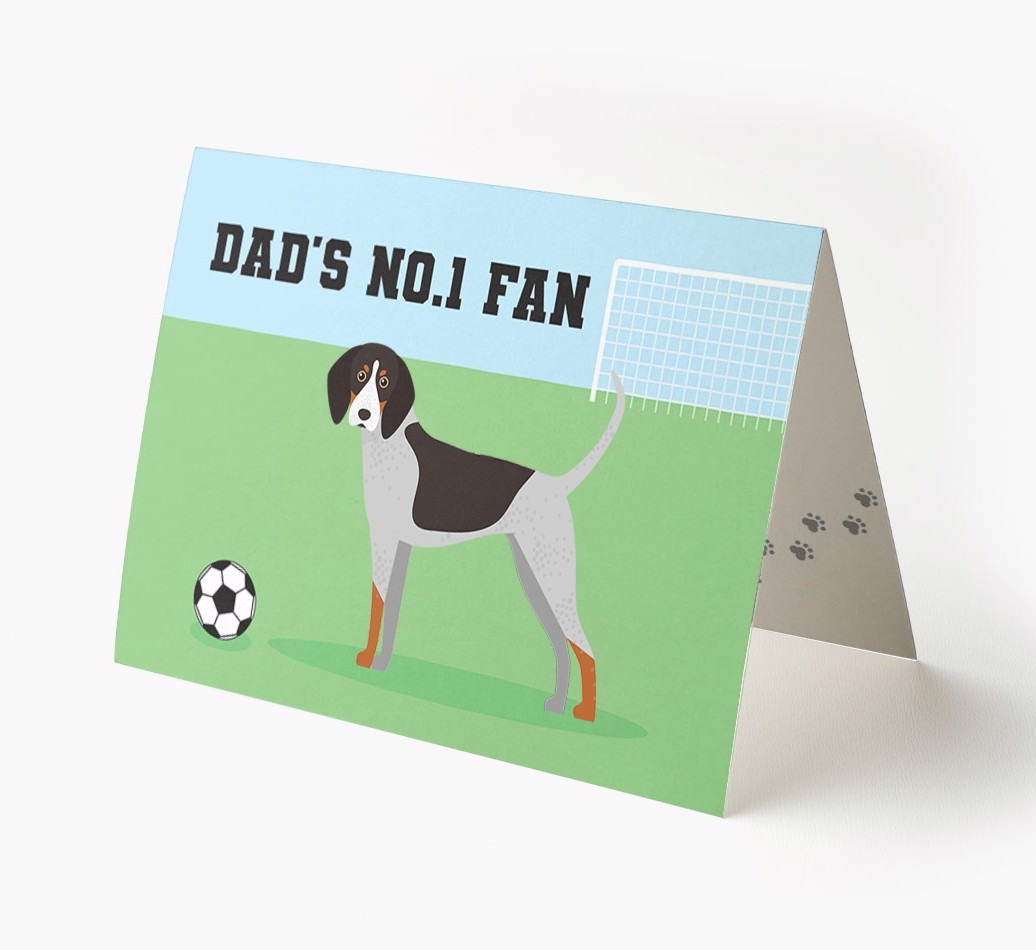 No.1 Fan - Football: Personalised {breedFullName} Card