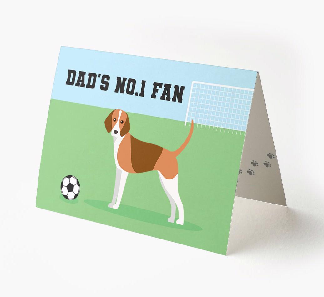 No.1 Fan - Football: Personalised {breedFullName} Card
