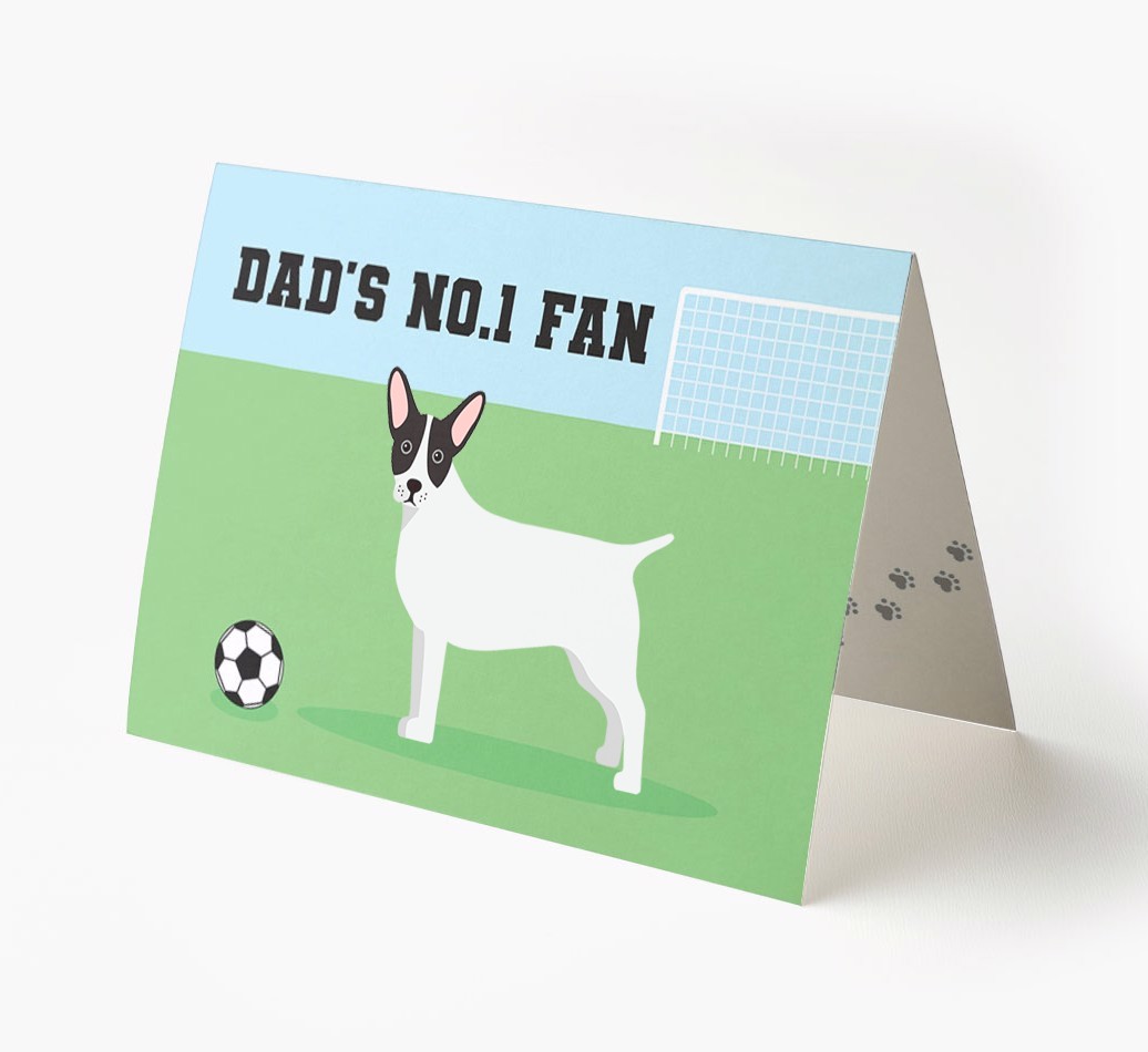 No.1 Fan - Football: Personalised {breedFullName} Card