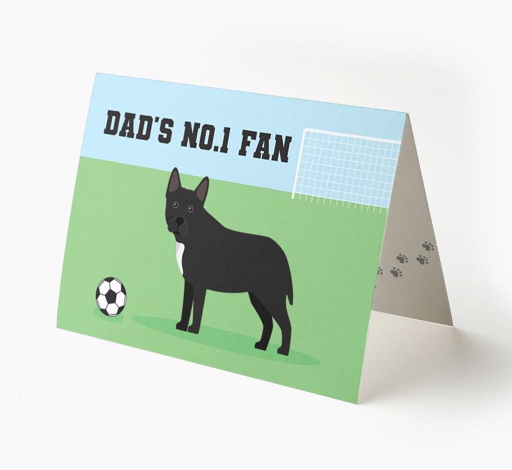 No.1 Fan - Football: Personalised {breedFullName} Card