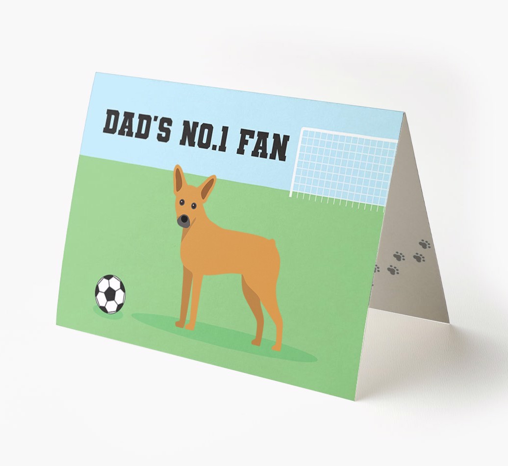 No.1 Fan - Football: Personalised {breedFullName} Card
