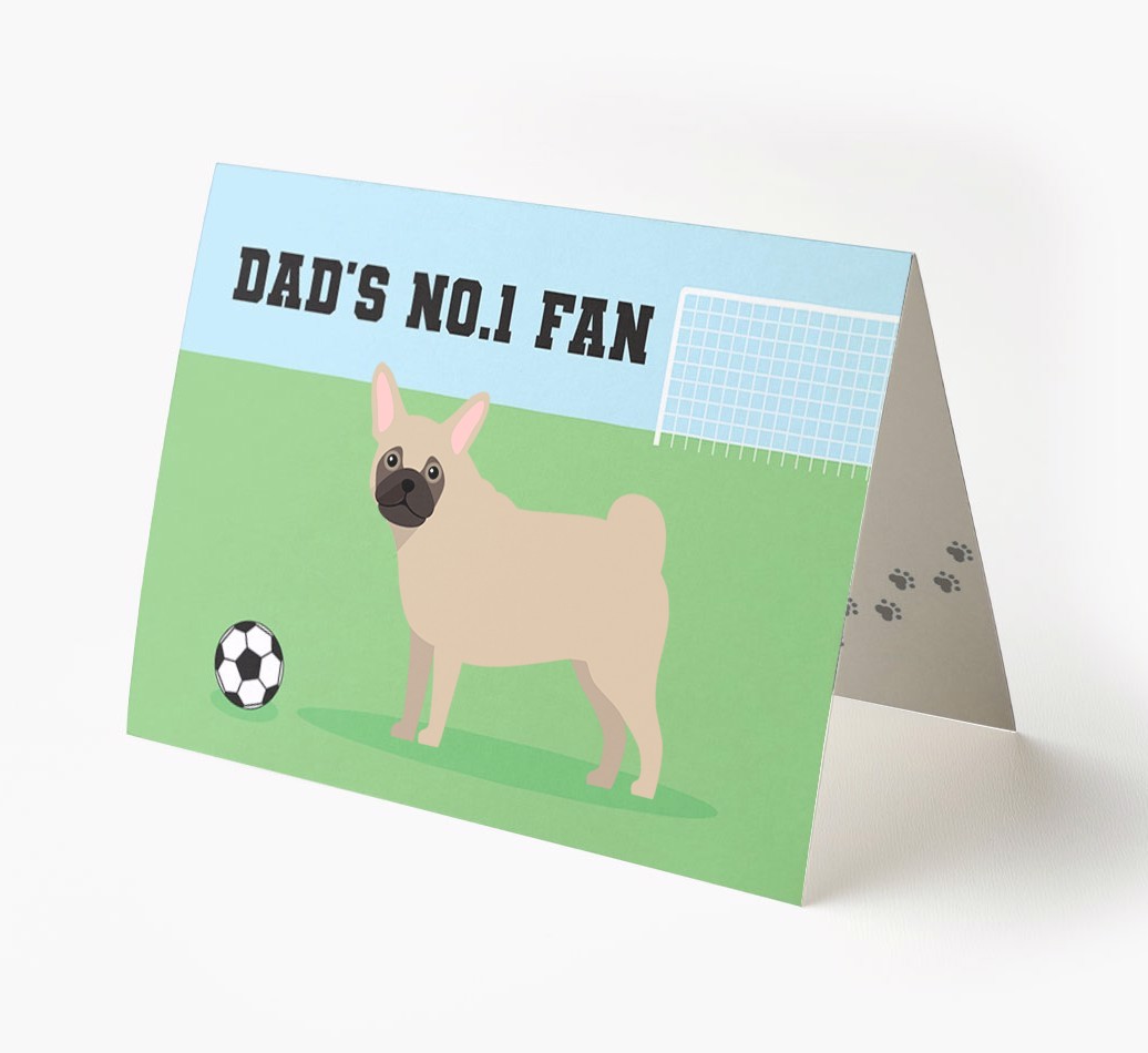 No.1 Fan - Football: Personalised {breedFullName} Card