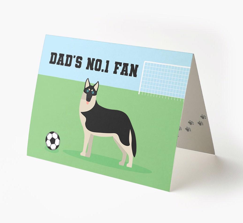 No.1 Fan - Football: Personalised {breedFullName} Card