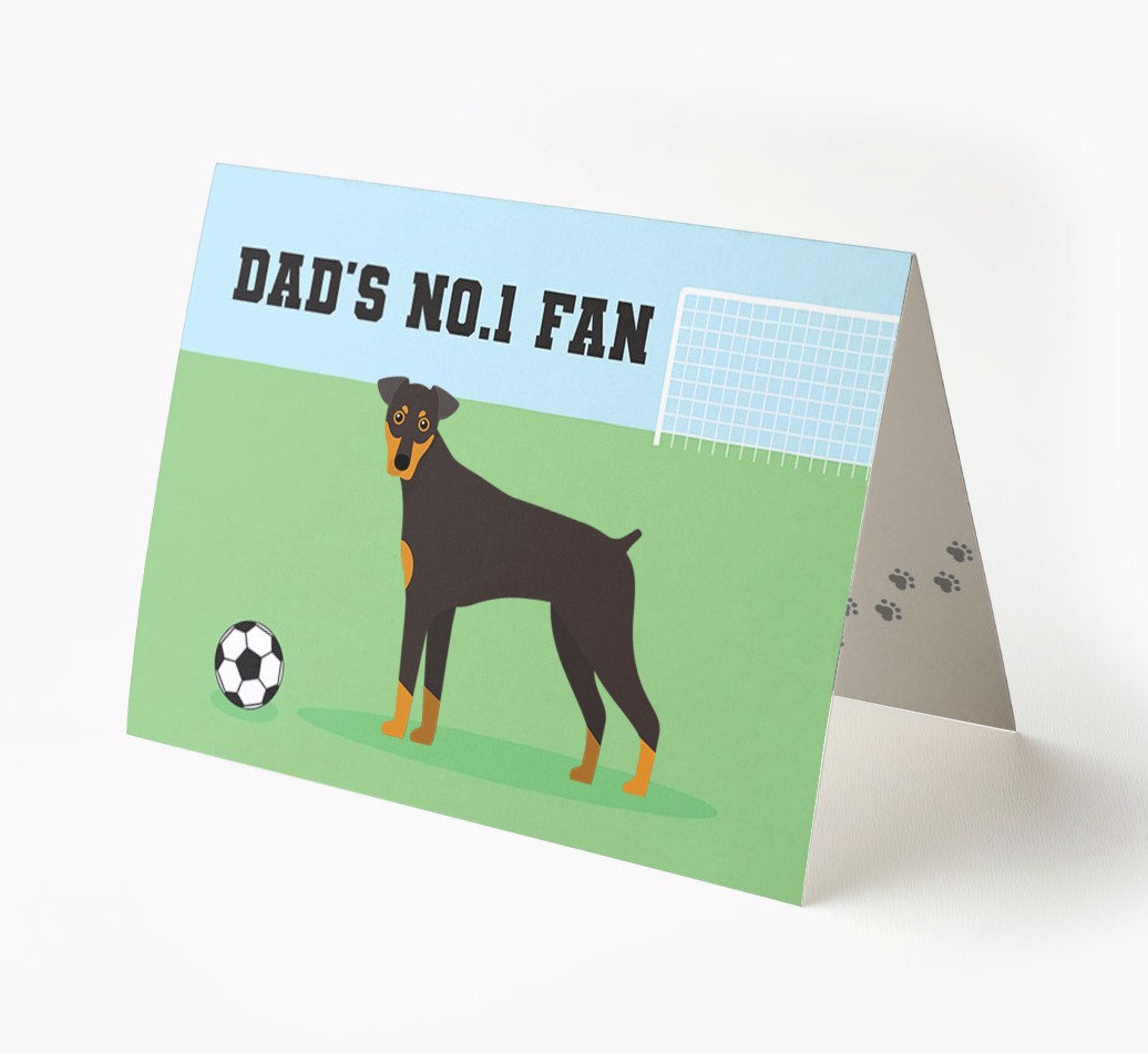No.1 Fan - Football: Personalised {breedFullName} Card