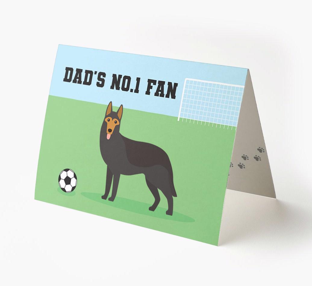 No.1 Fan - Football: Personalised {breedFullName} Card