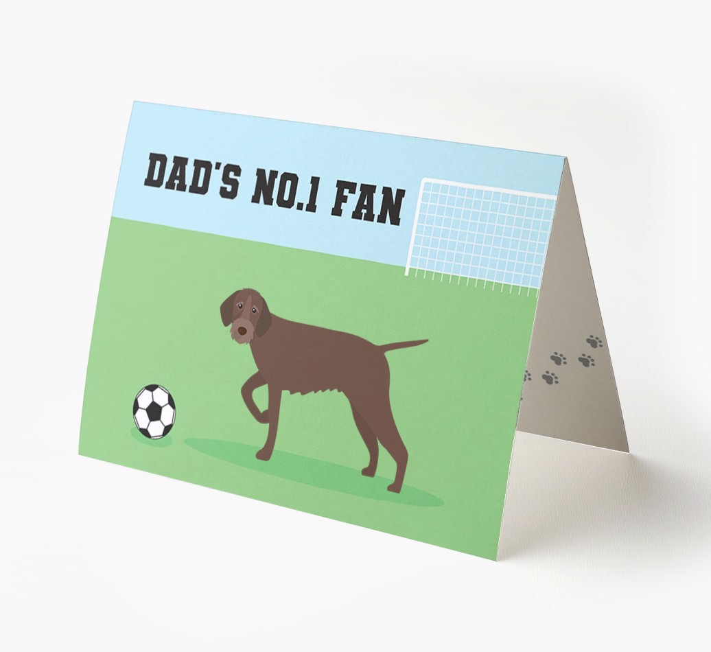 No.1 Fan - Football: Personalised {breedFullName} Card