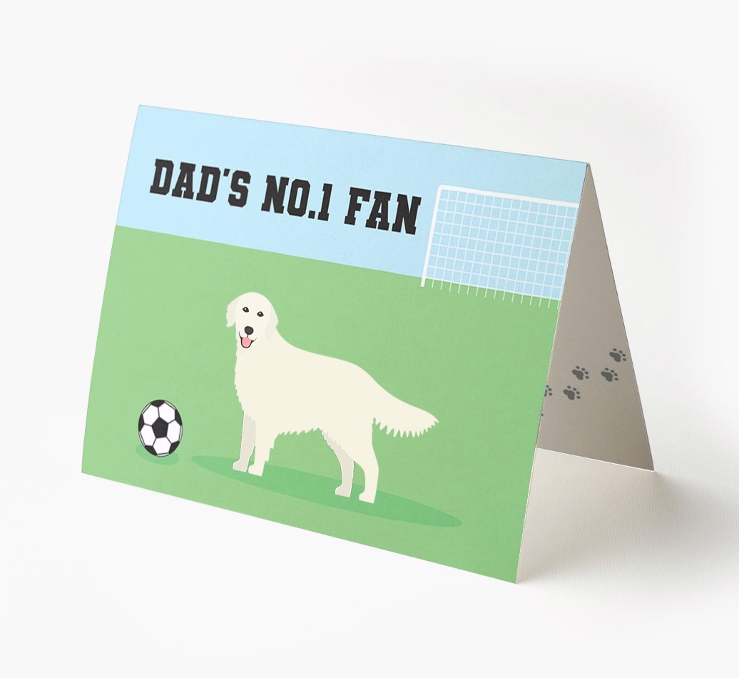 No.1 Fan - Football: Personalised {breedFullName} Card