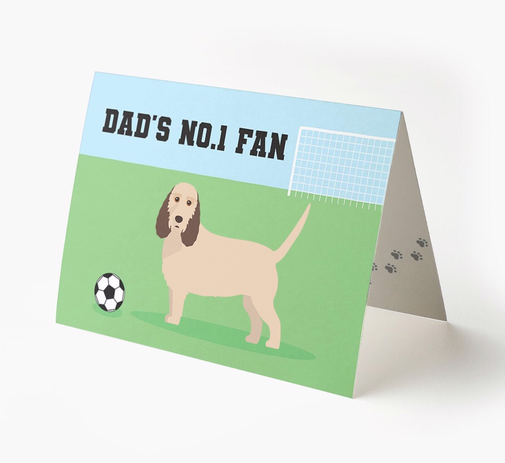 No.1 Fan - Football: Personalised {breedFullName} Card