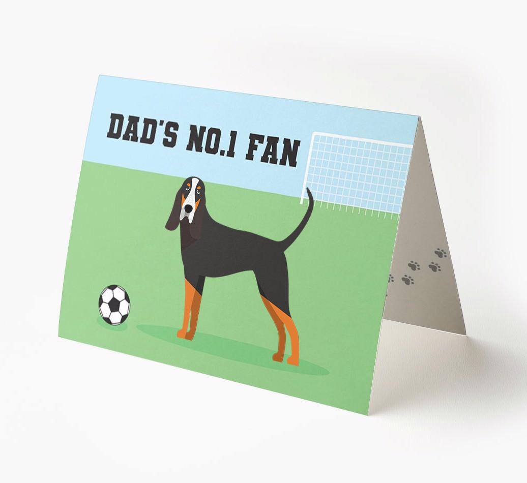 No.1 Fan - Football: Personalised {breedFullName} Card