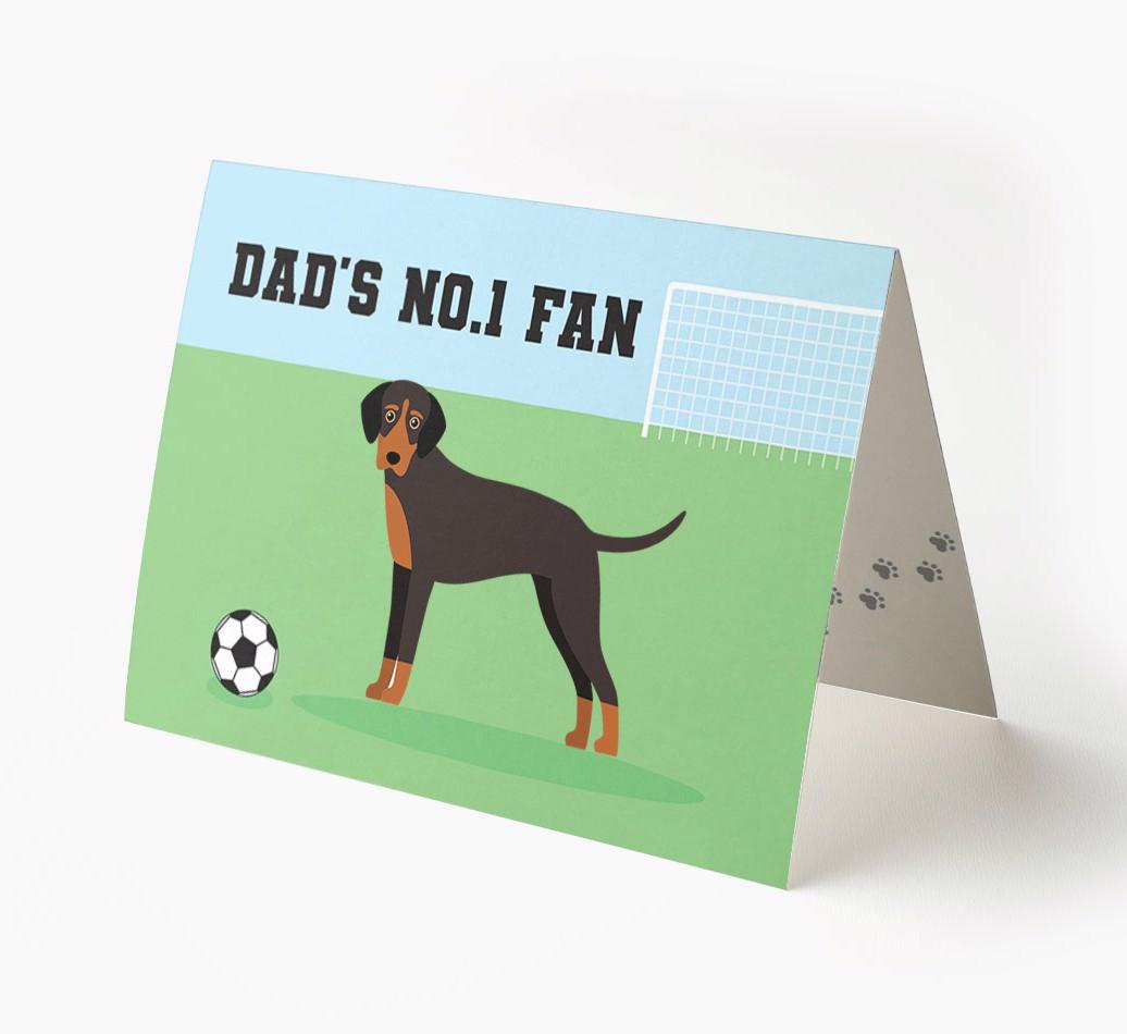 No.1 Fan - Football: Personalised {breedFullName} Card