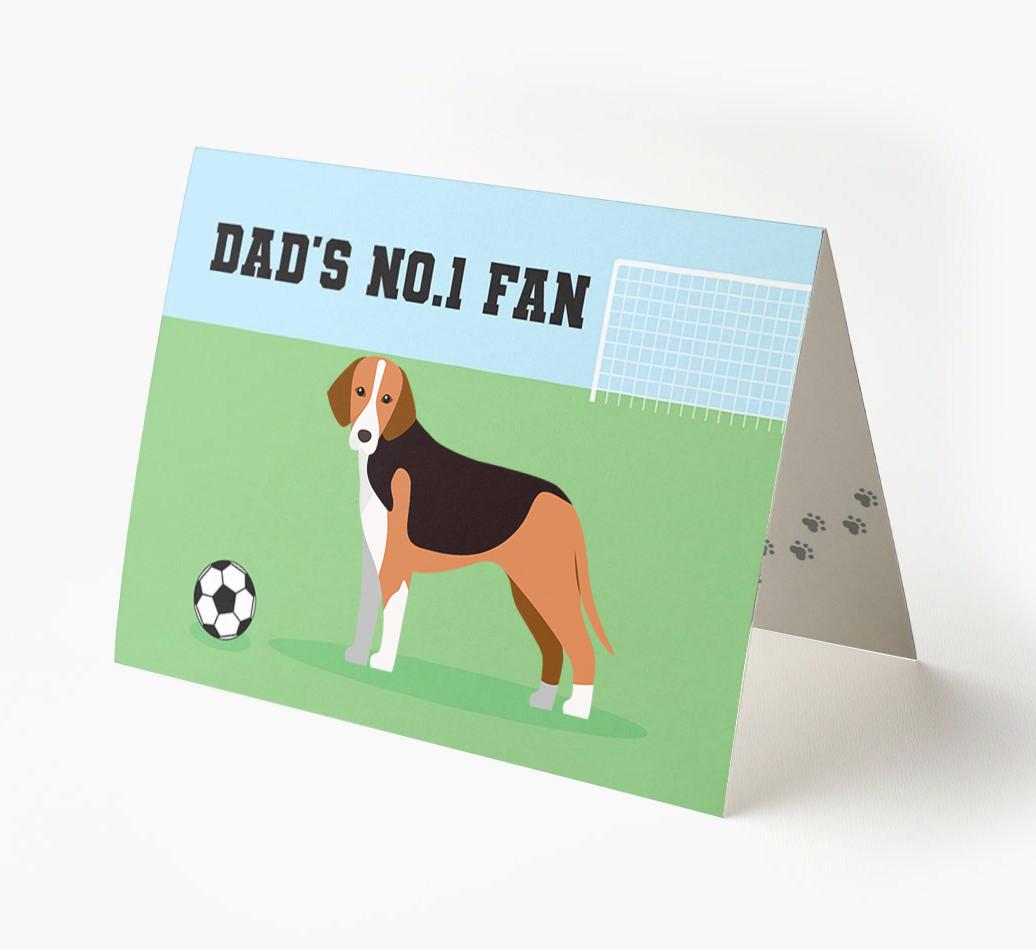 No.1 Fan - Football: Personalised {breedFullName} Card