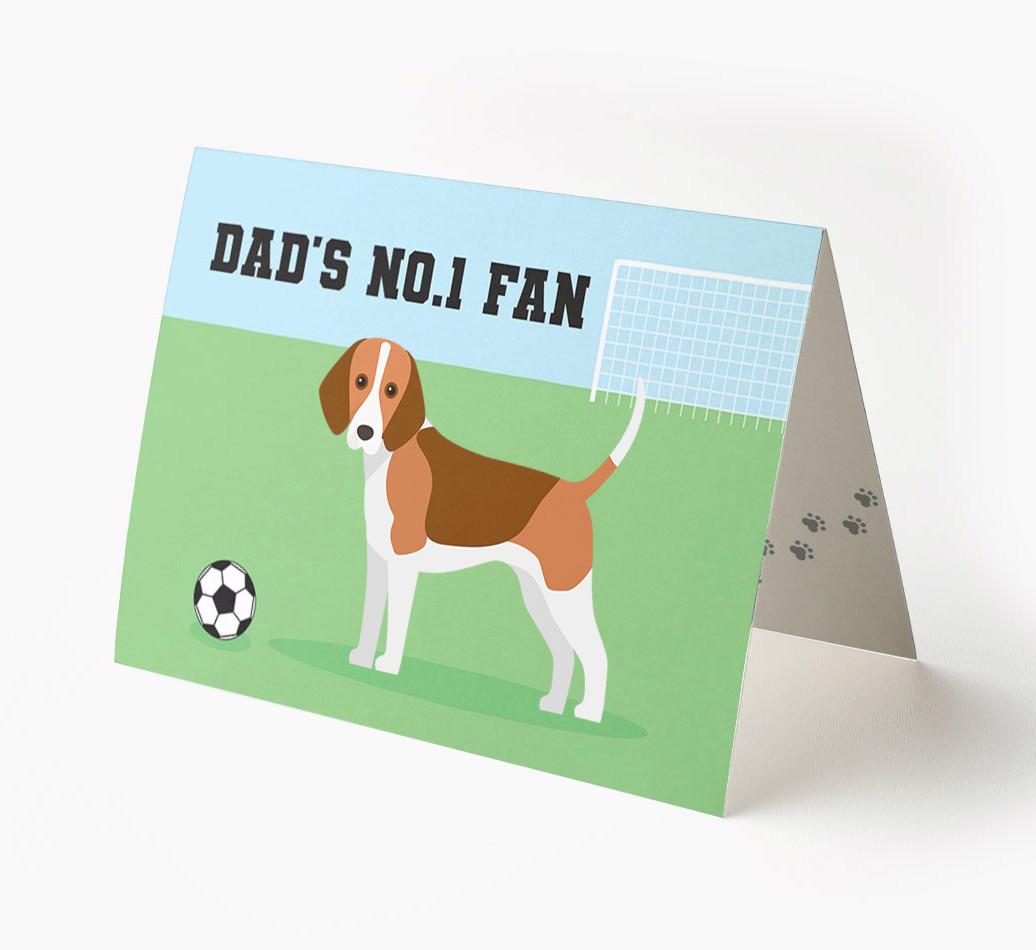 No.1 Fan - Football: Personalised {breedFullName} Card