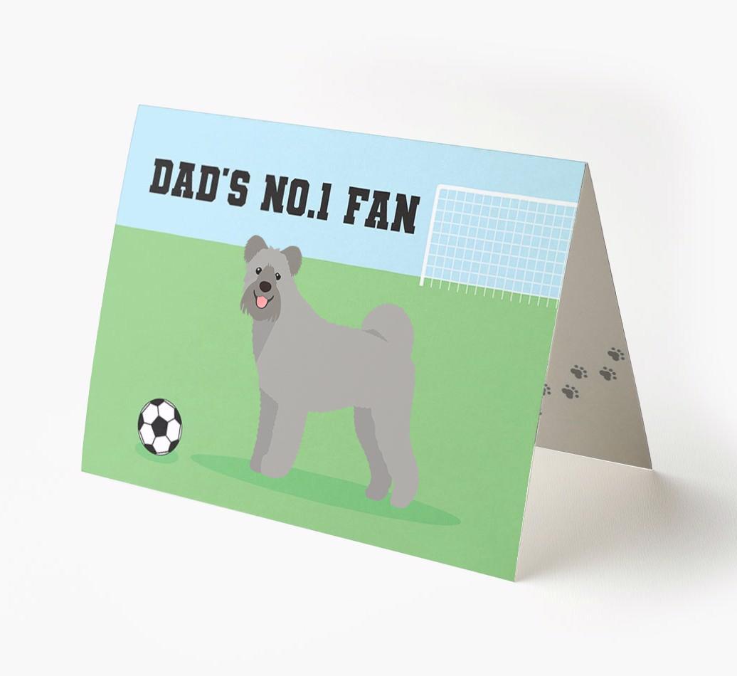 No.1 Fan - Football: Personalised {breedFullName} Card