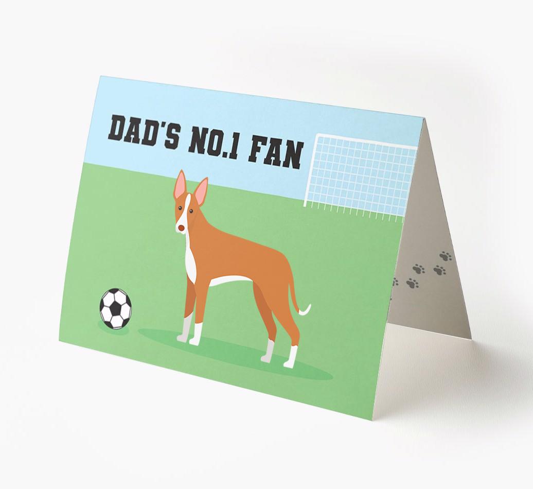 No.1 Fan - Football: Personalised {breedFullName} Card