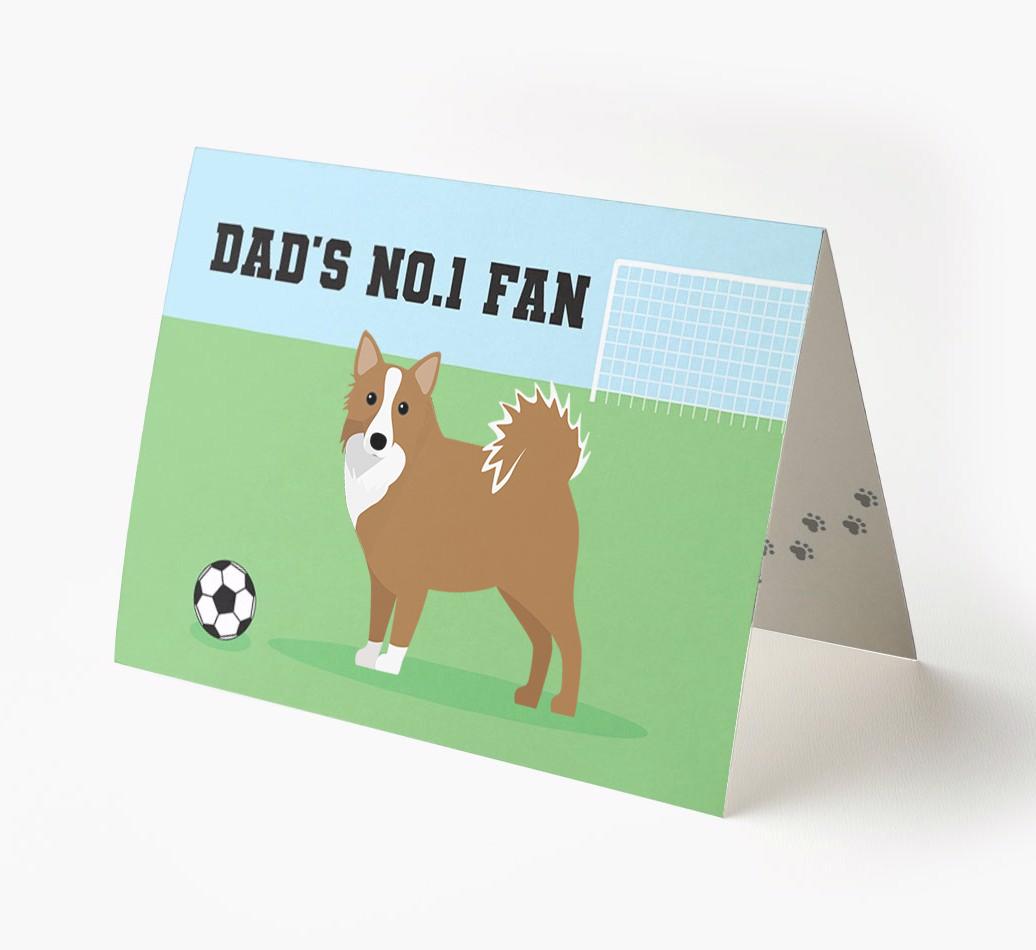 No.1 Fan - Football: Personalised {breedFullName} Card