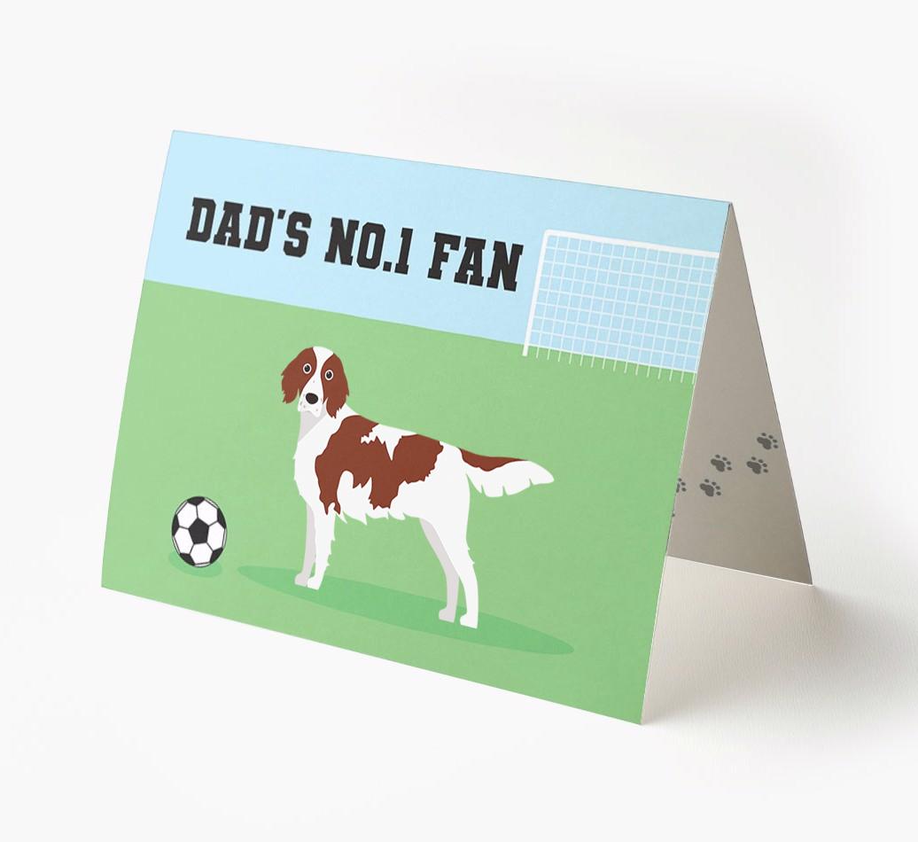No.1 Fan - Football: Personalised {breedFullName} Card