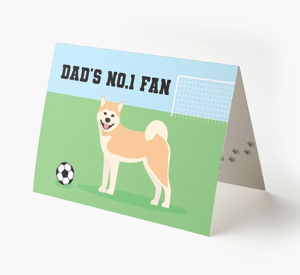No.1 Fan - Football: Personalised {breedFullName} Card