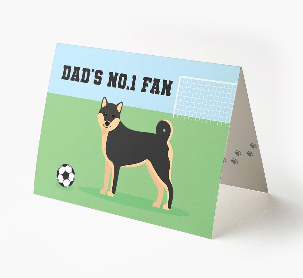 No.1 Fan - Football: Personalised {breedFullName} Card