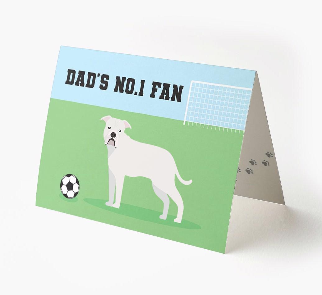 No.1 Fan - Football: Personalised {breedFullName} Card
