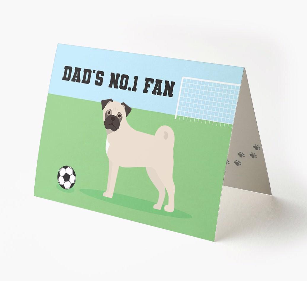 No.1 Fan - Football: Personalised {breedFullName} Card