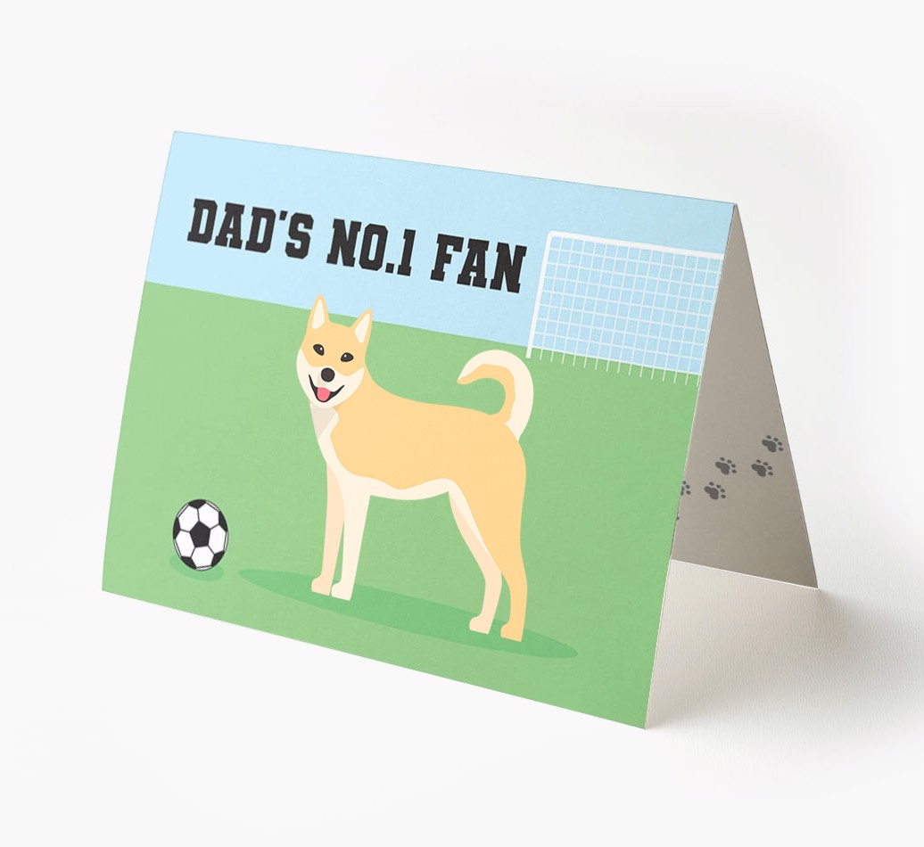 No.1 Fan - Football: Personalised {breedFullName} Card