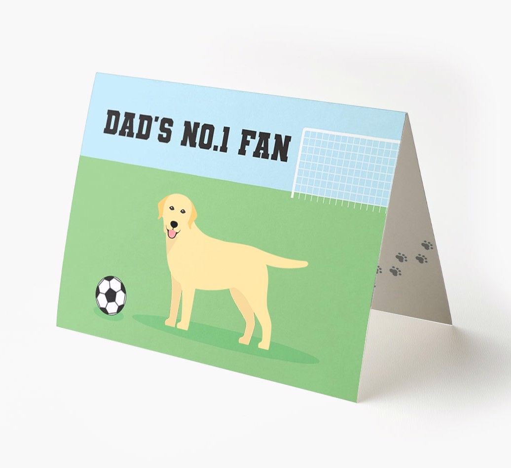 No.1 Fan - Football: Personalised {breedFullName} Card
