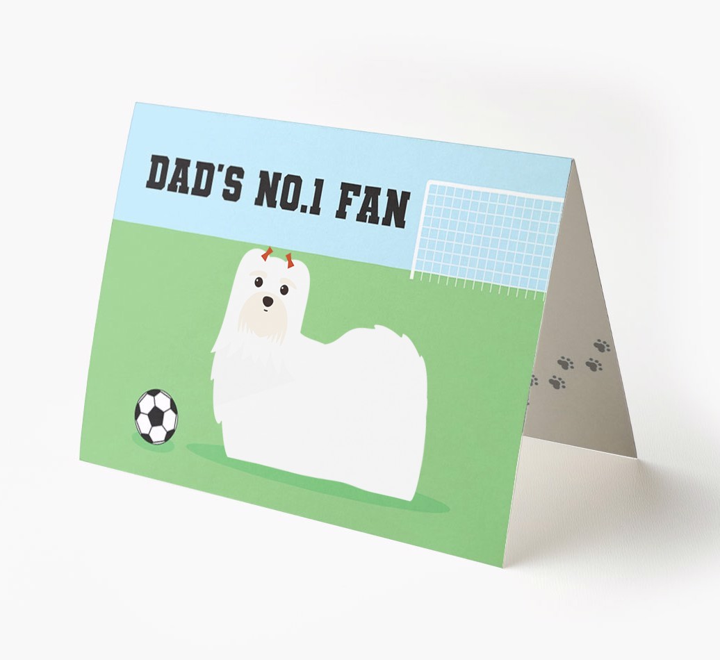 No.1 Fan - Football: Personalised {breedFullName} Card