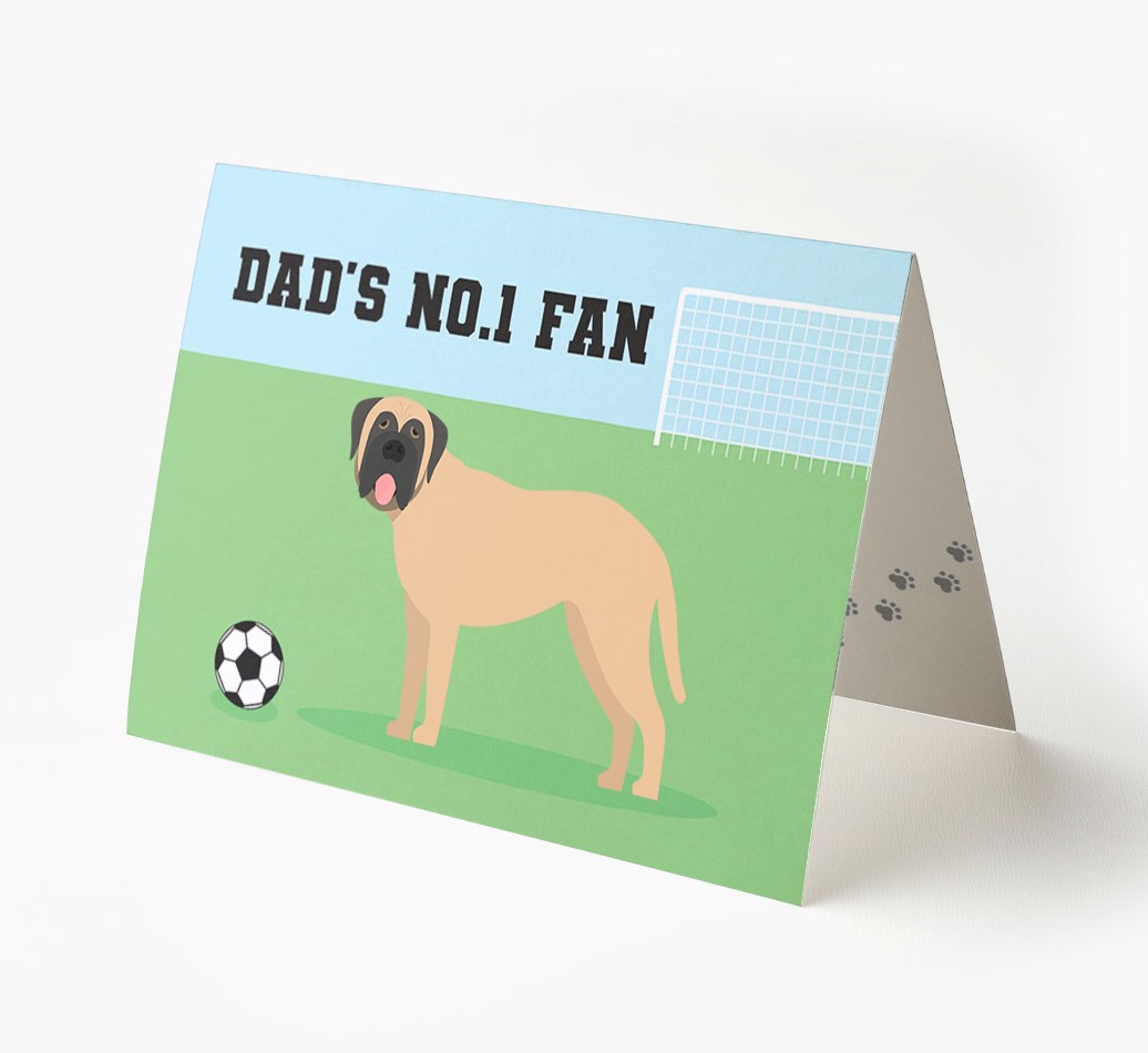 No.1 Fan - Football: Personalised {breedFullName} Card