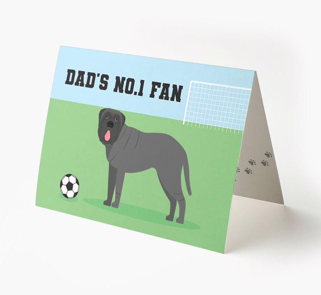 No.1 Fan - Football: Personalised {breedFullName} Card