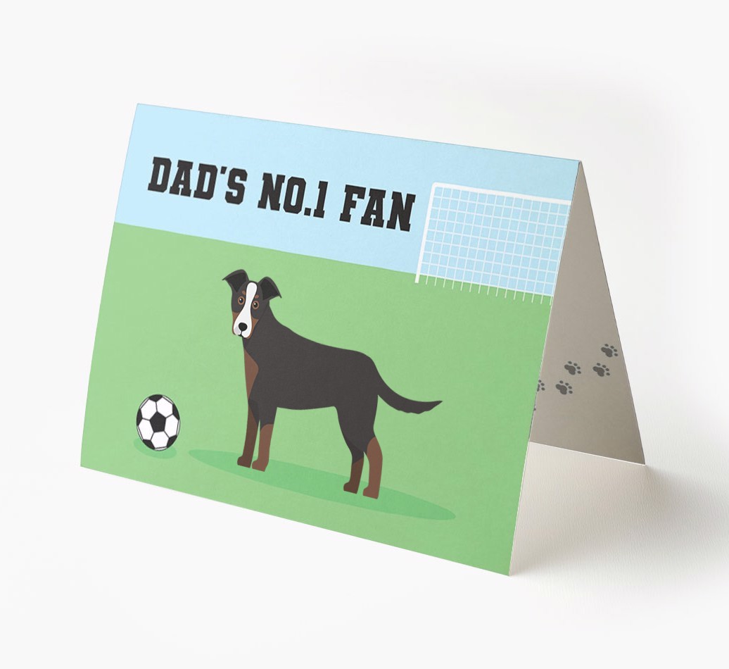 No.1 Fan - Football: Personalised {breedFullName} Card