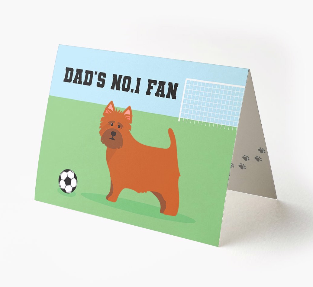 No.1 Fan - Football: Personalised {breedFullName} Card