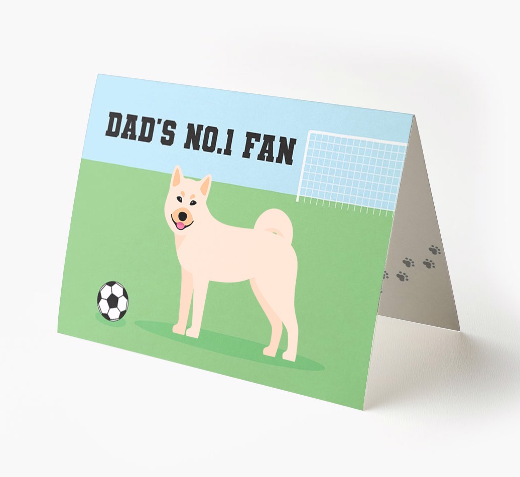 No.1 Fan - Football: Personalised {breedFullName} Card