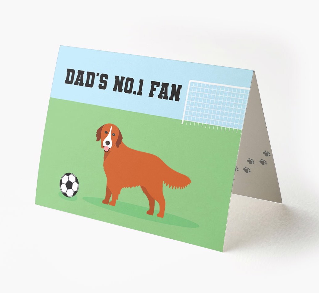 No.1 Fan - Football: Personalised {breedFullName} Card