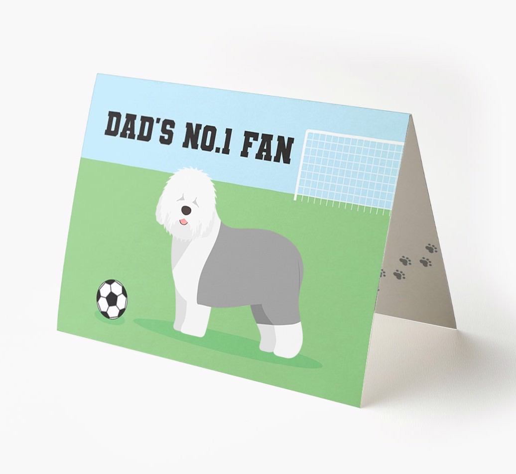 No.1 Fan - Football: Personalised {breedFullName} Card