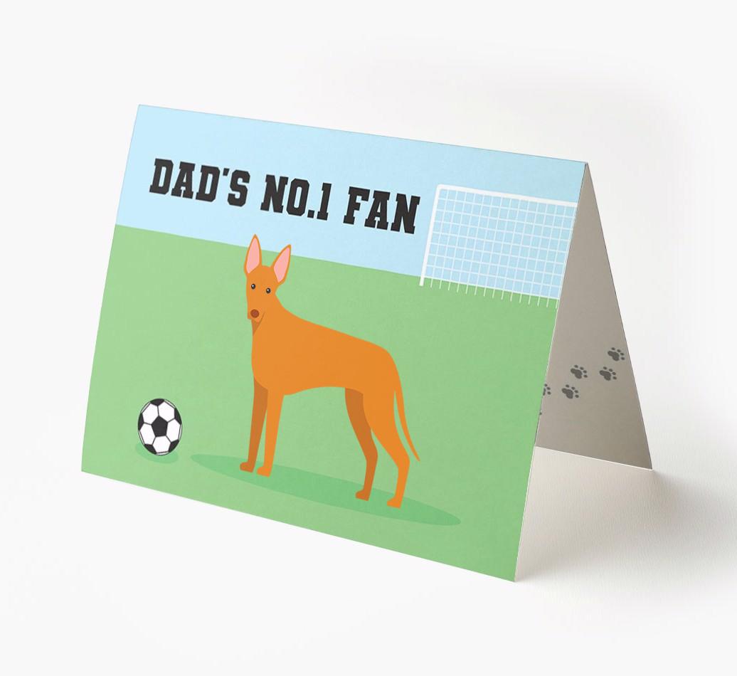 No.1 Fan - Football: Personalised {breedFullName} Card